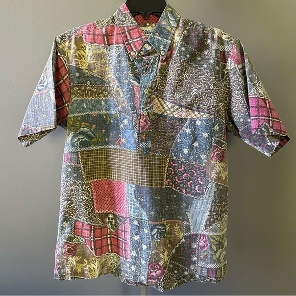 reyn spooner Other - Reyn Spooner Vintage Hawaiian Patchwork Shirt